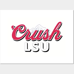 Crush LSU beer Posters and Art